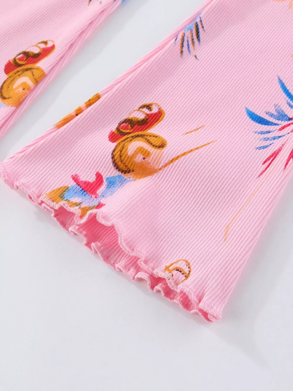 Children's Fairy Print Flared Leggings, image 4