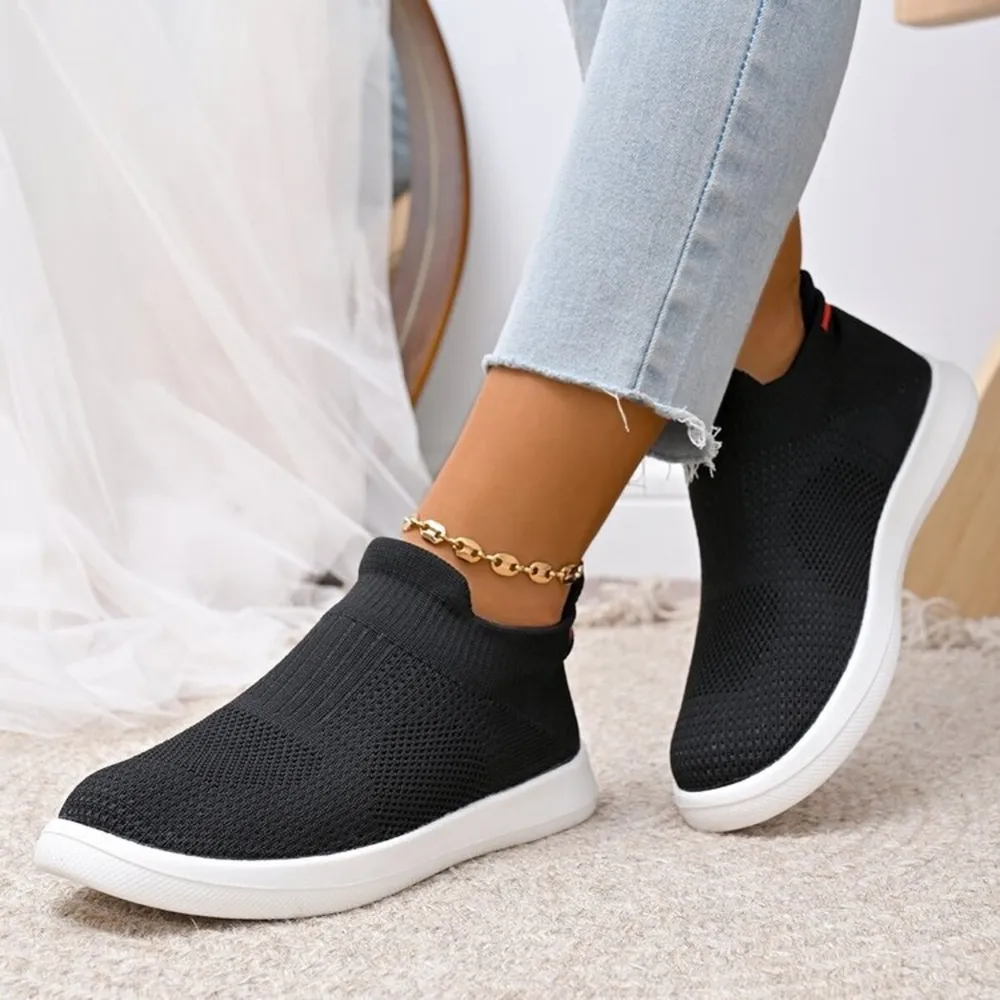 Breathable Knit Slip-Ons, image 2