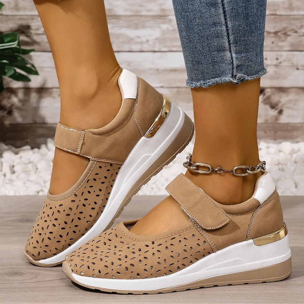 Breathable Wedge Sandals, image 11