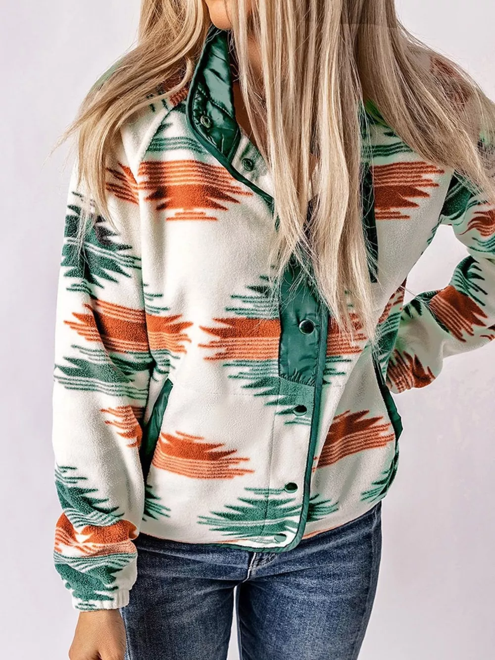 Geometric Snap Down Jacket, image 11