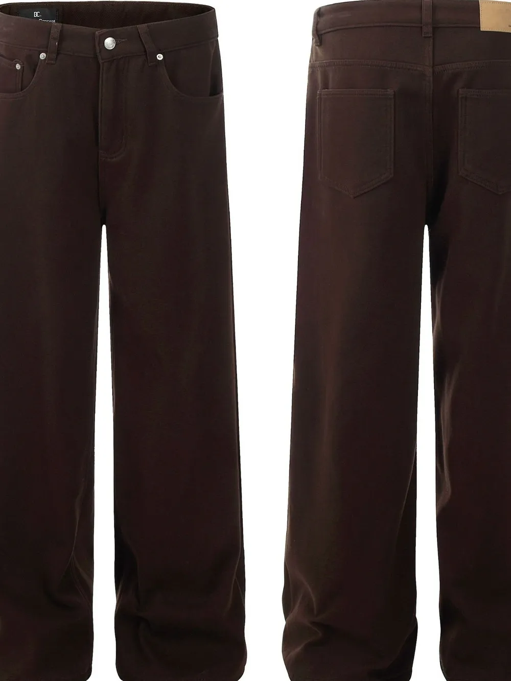 Men's Wide-Leg High-Rise Jeans, image 3