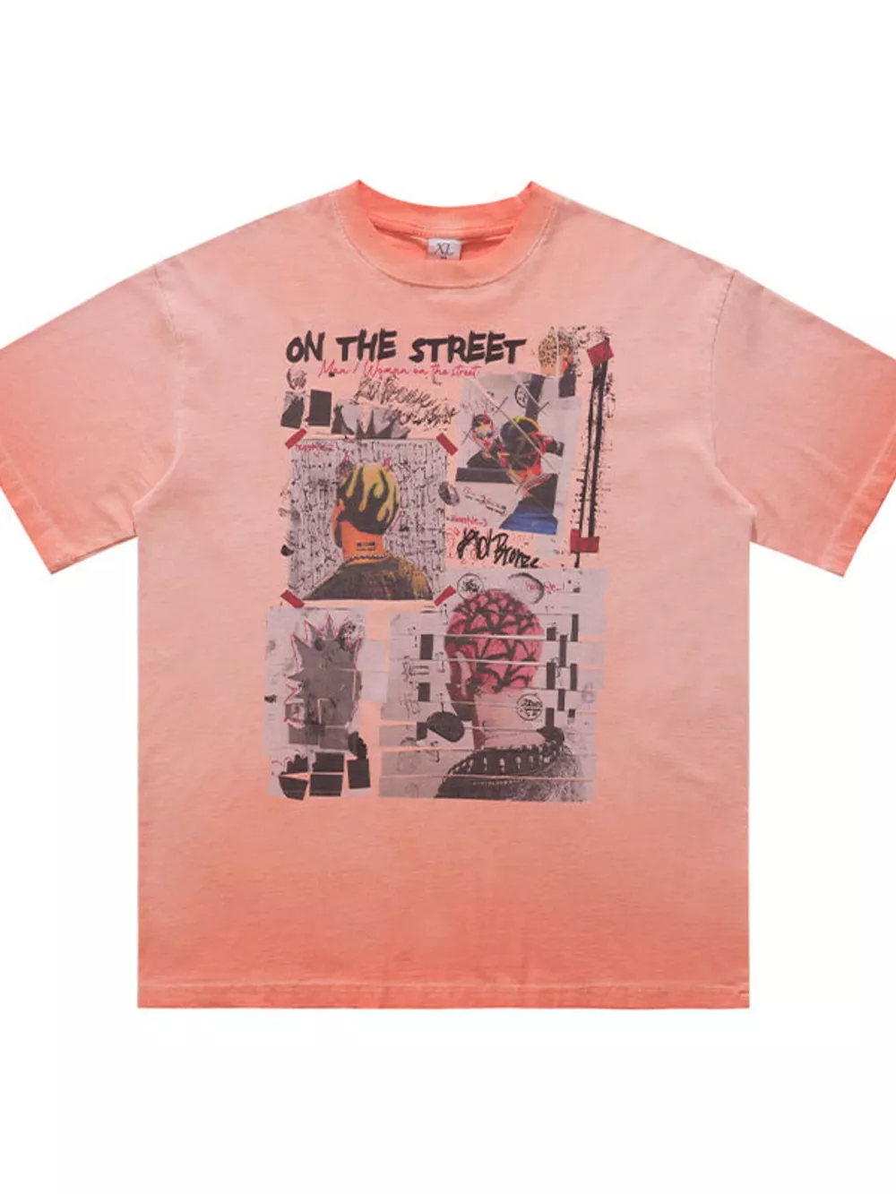 Men's Graphic Round Neck Streetwear T-Shirt, image 2