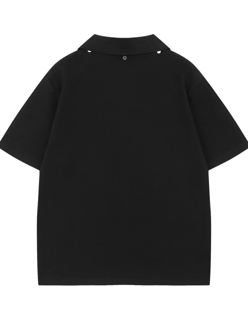 Men's Detachable Collar Short Sleeve Top, image 5