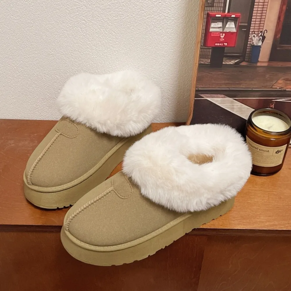 Cozy Furry Platform Boots, image 2