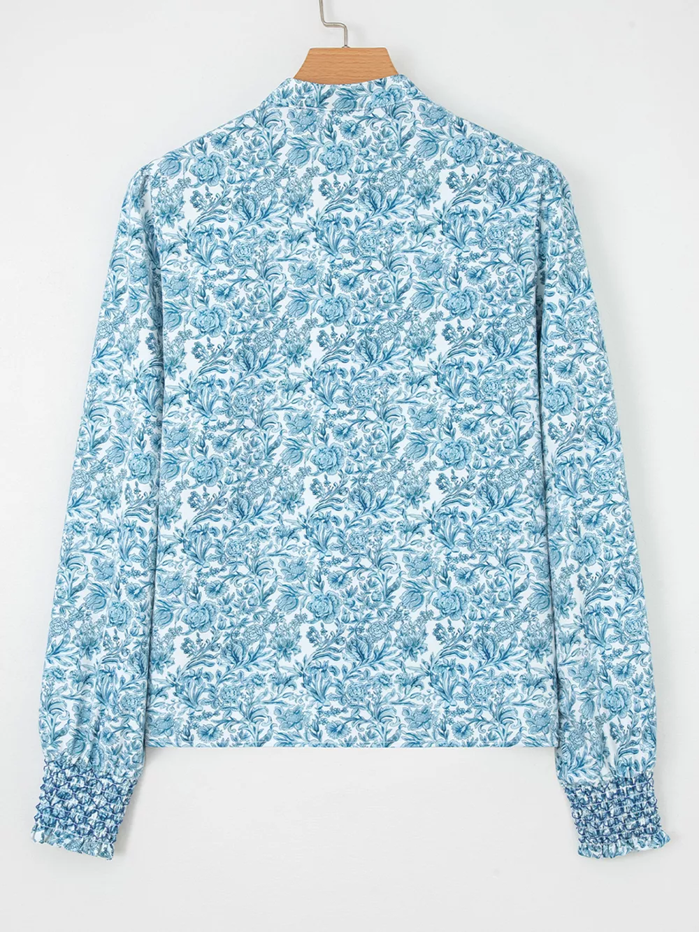Floral Button Up Puff Sleeve Shirt, image 13