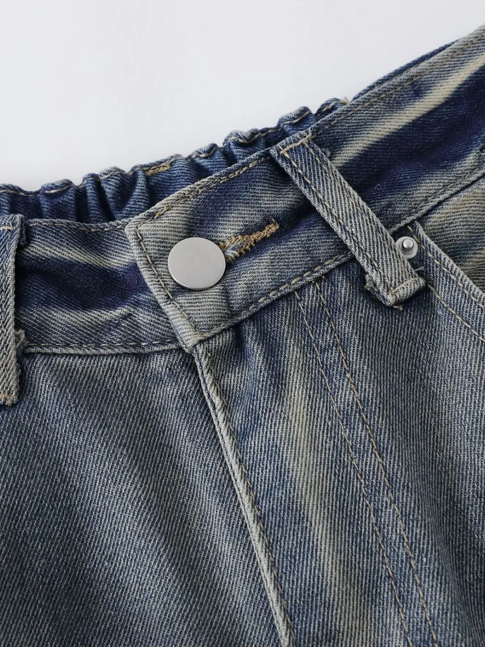 Men's Distressed Wide Leg Jeans, image 16
