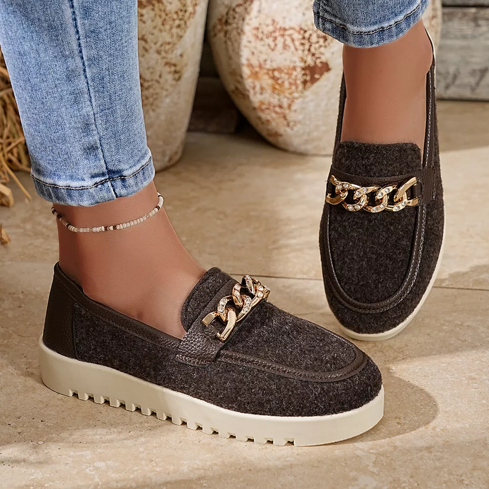 Round Toe Platform Slip-Ons, image 11