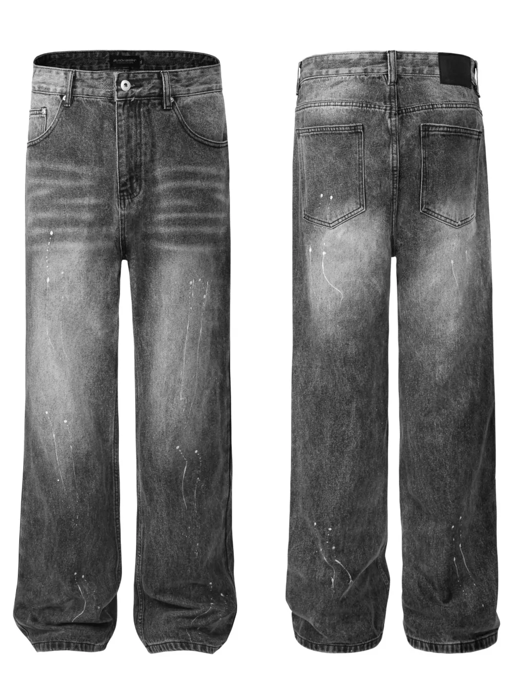 Men's Cat's Whisker Washed Straight Jeans, image 3