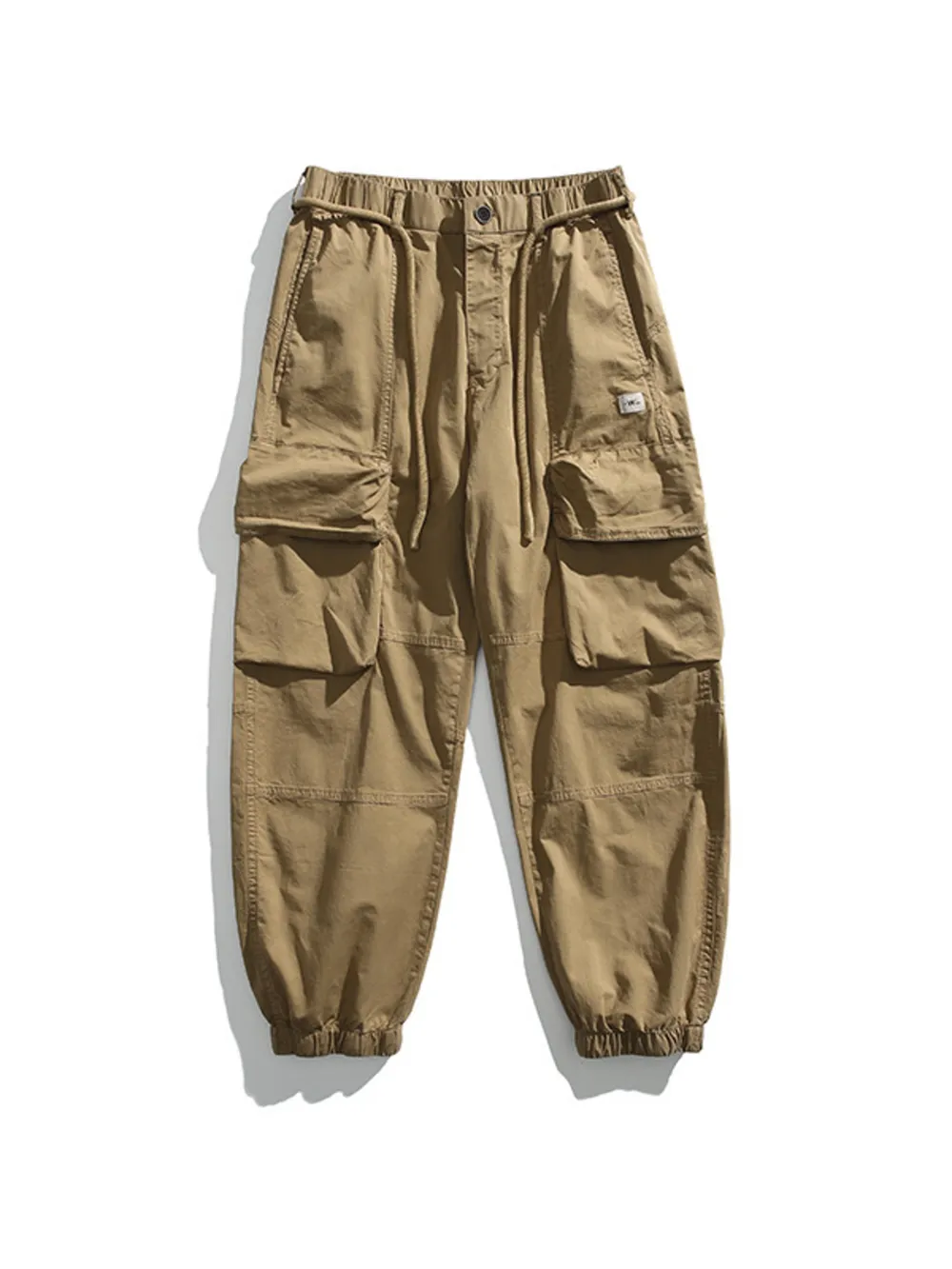 Men's Full Size Multiple Pockets Pants Set Plus Size, image 3
