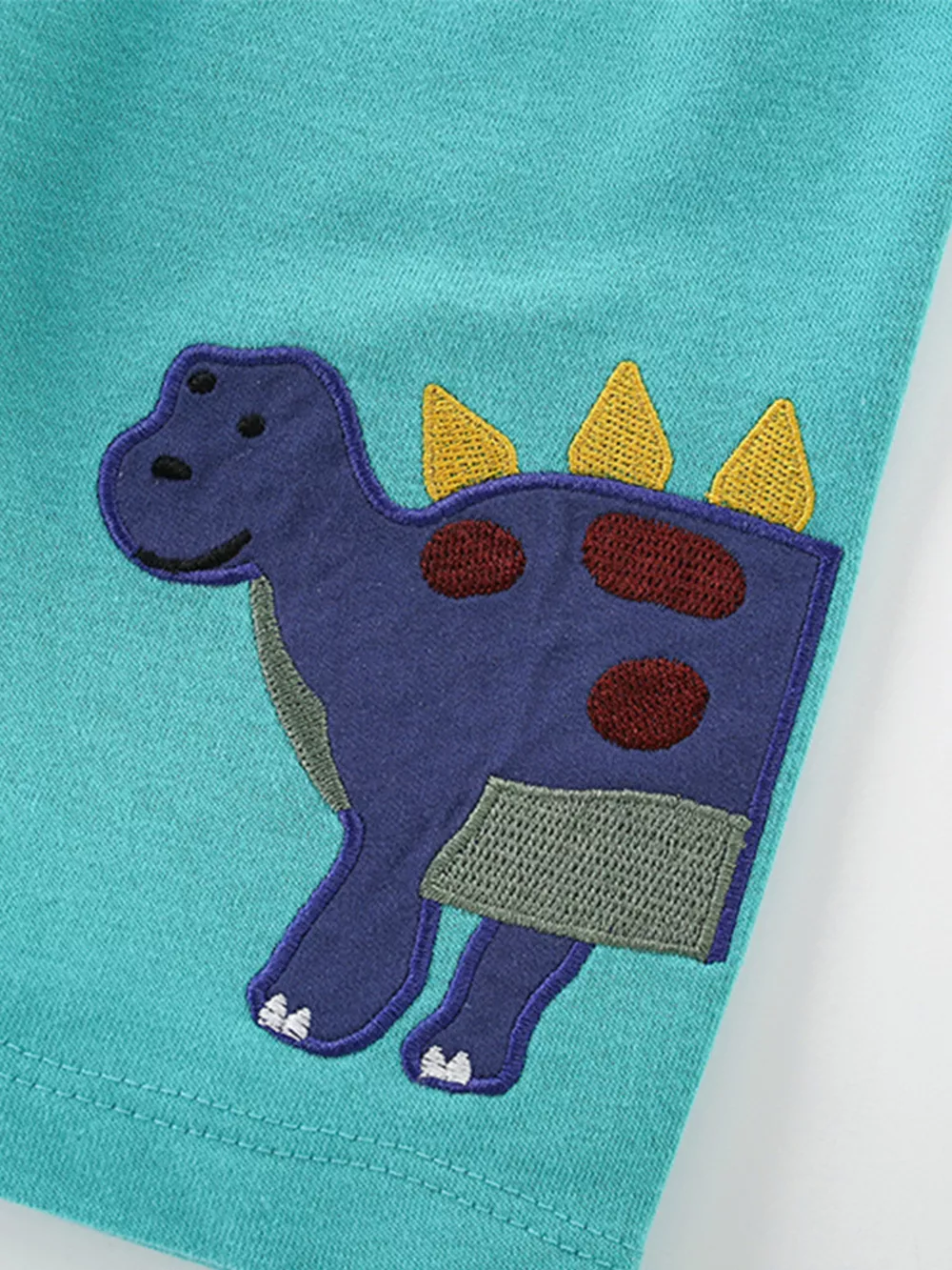 Children's Dinosaur Applique T-Shirt and Shorts Set, image 4