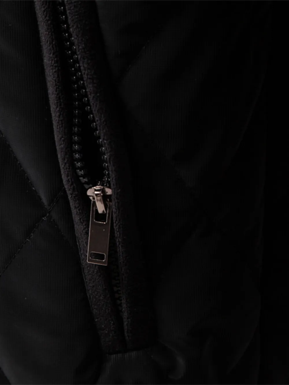 Men's Quilted Snap Down Long Sleeve Jacket, image 12