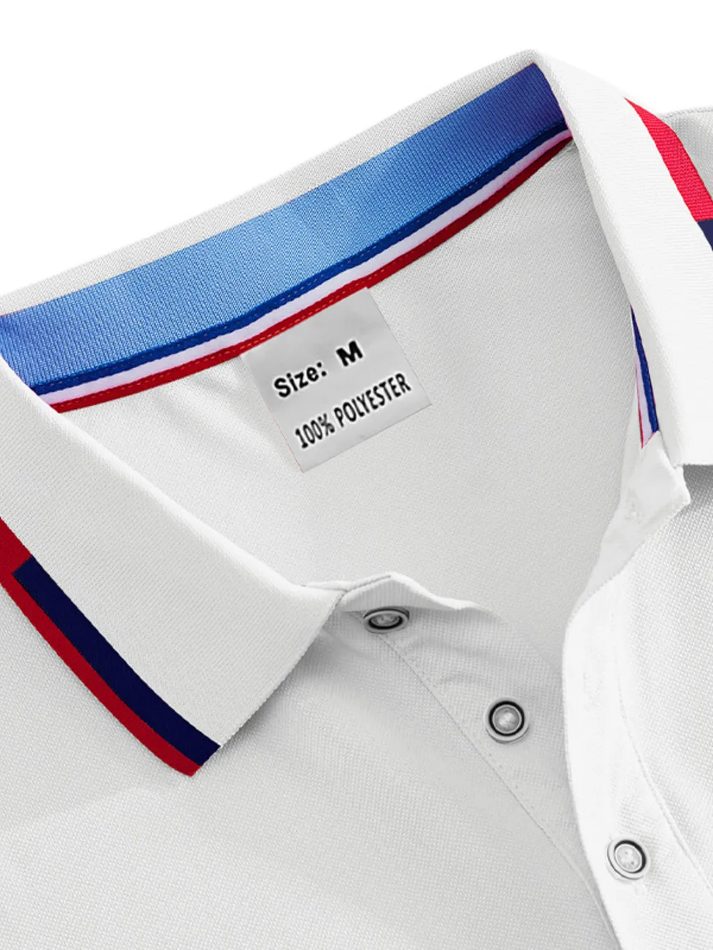 Men's Full Size Button Detail Short Sleeve Polo Plus Size, image 5