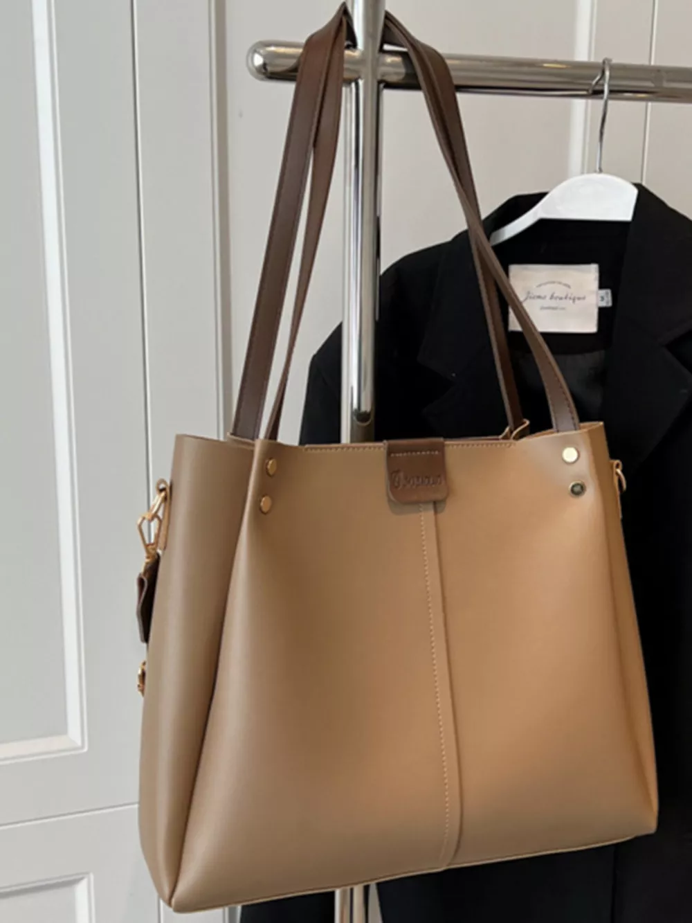 Wide Strap Shoulder Bag, image 3
