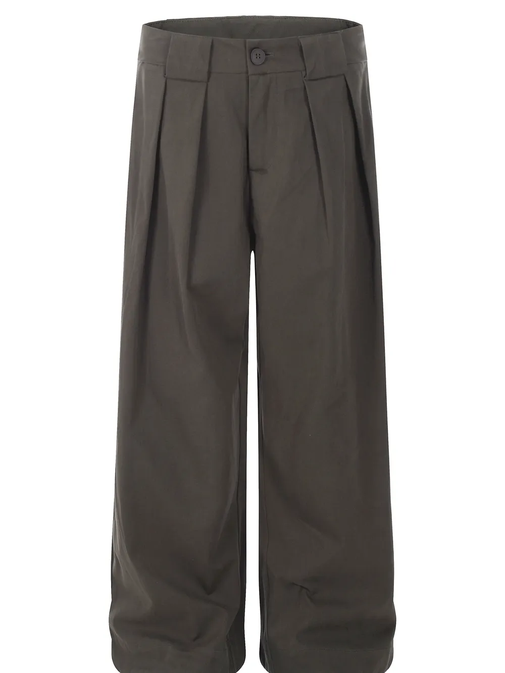 Men's Wide-Leg Pleated Pants