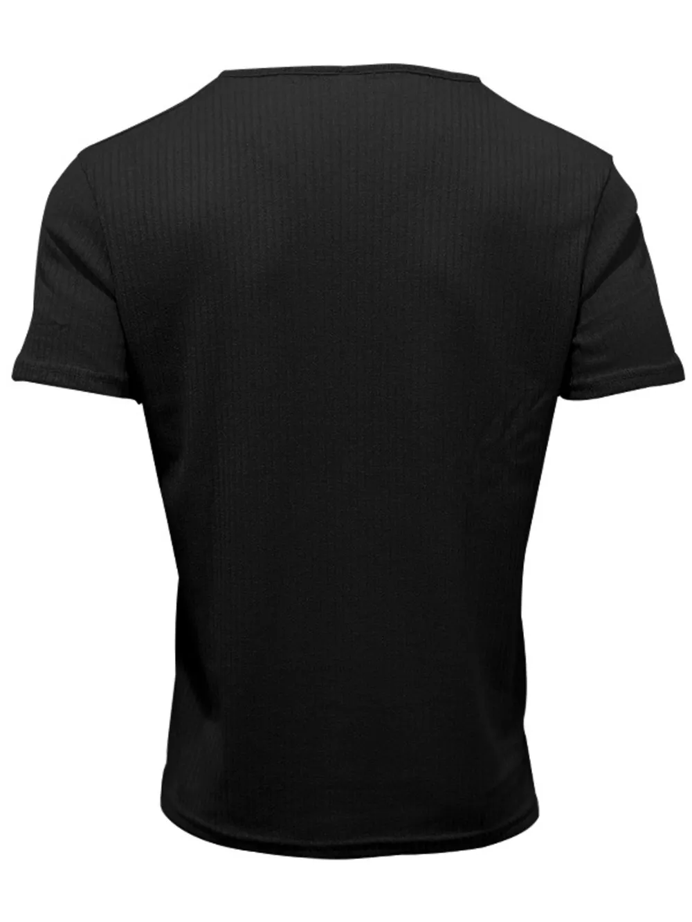 Men's Full Size Ribbed V-Neck T-Shirt Plus Size, image 9