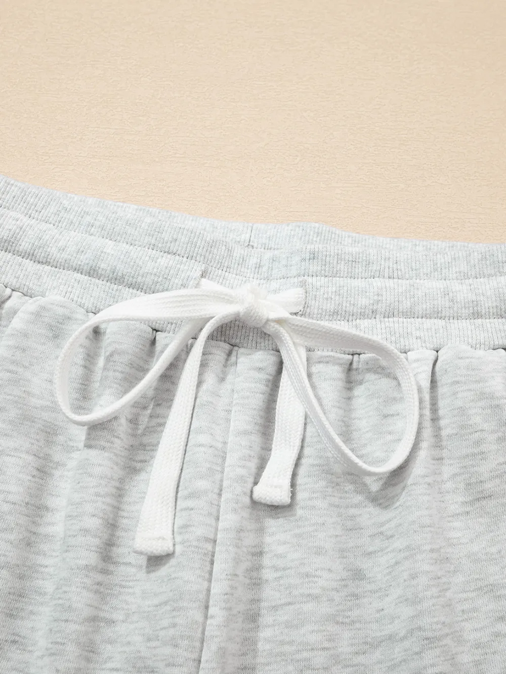 Color Block Long Sleeve Sweatshirt and Shorts Set, image 11