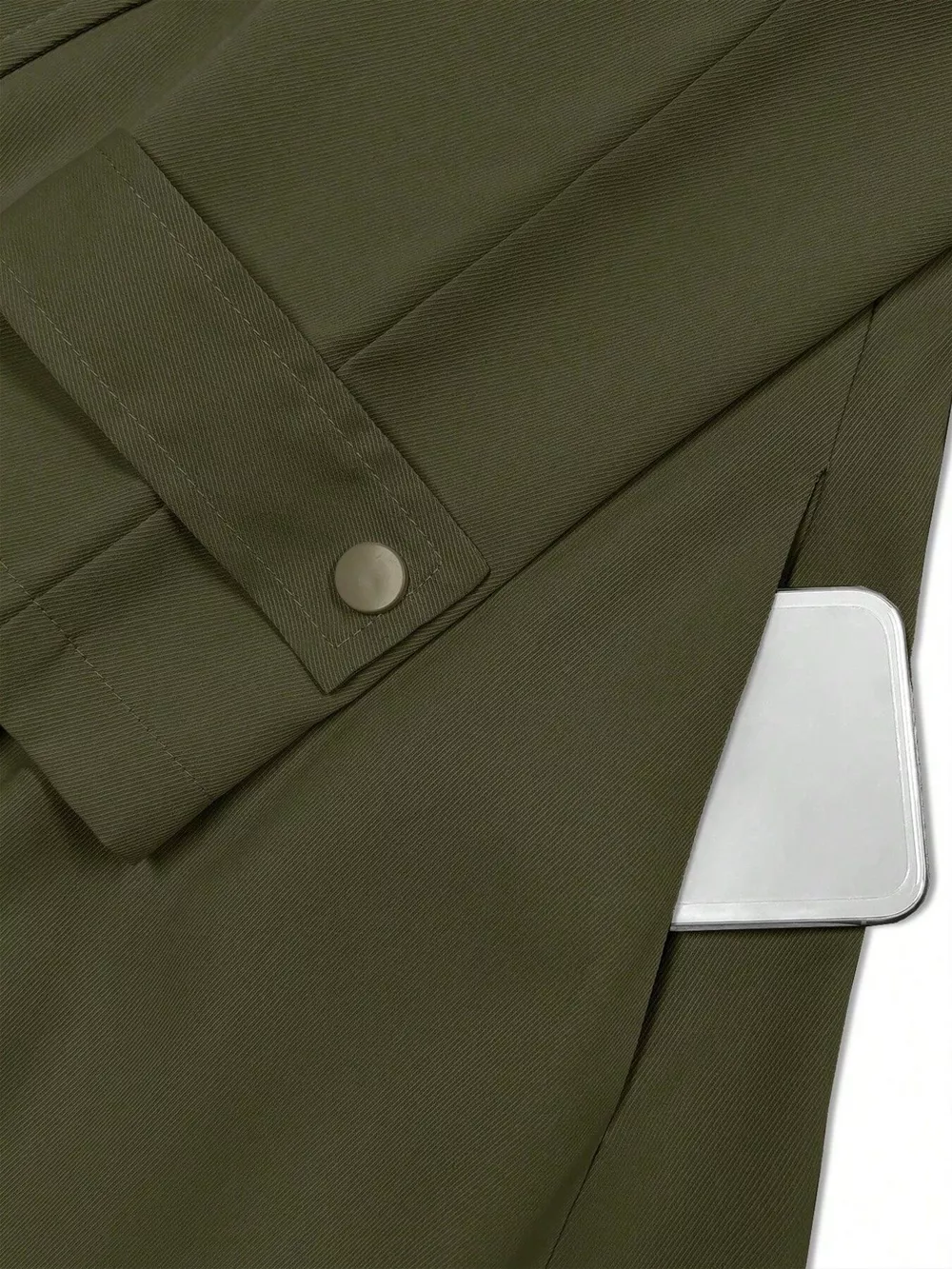 Lapel Collar Longline Trench Coat, image 13