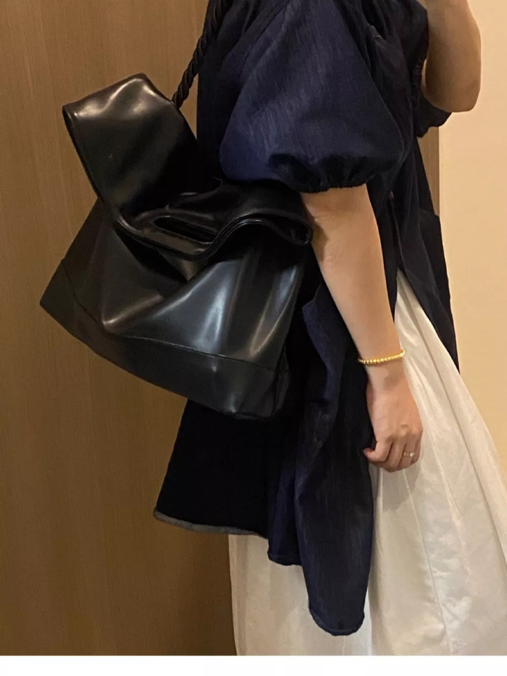 PU Leather Oversized Tote Bag, image 4