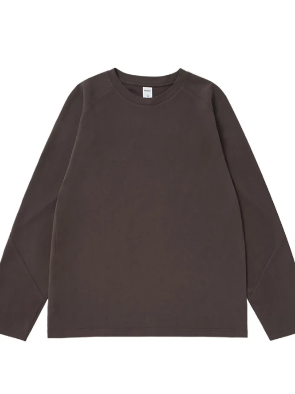 Men's Oversized Round Neck Long Sleeve T-Shirt, image 6