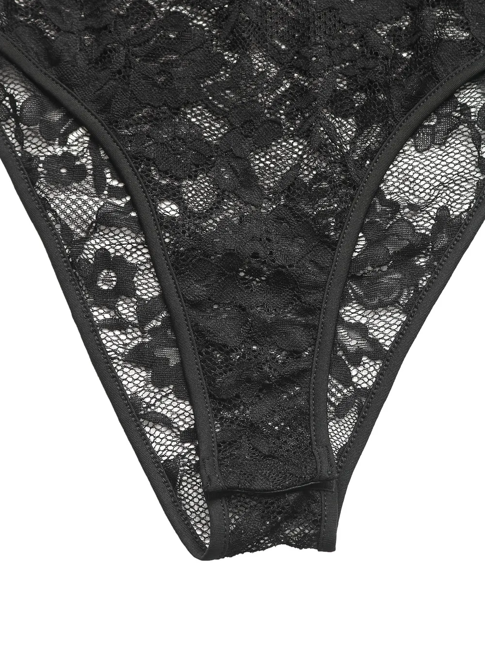 Lace Long Sleeve V-Neck Bodysuit, image 9