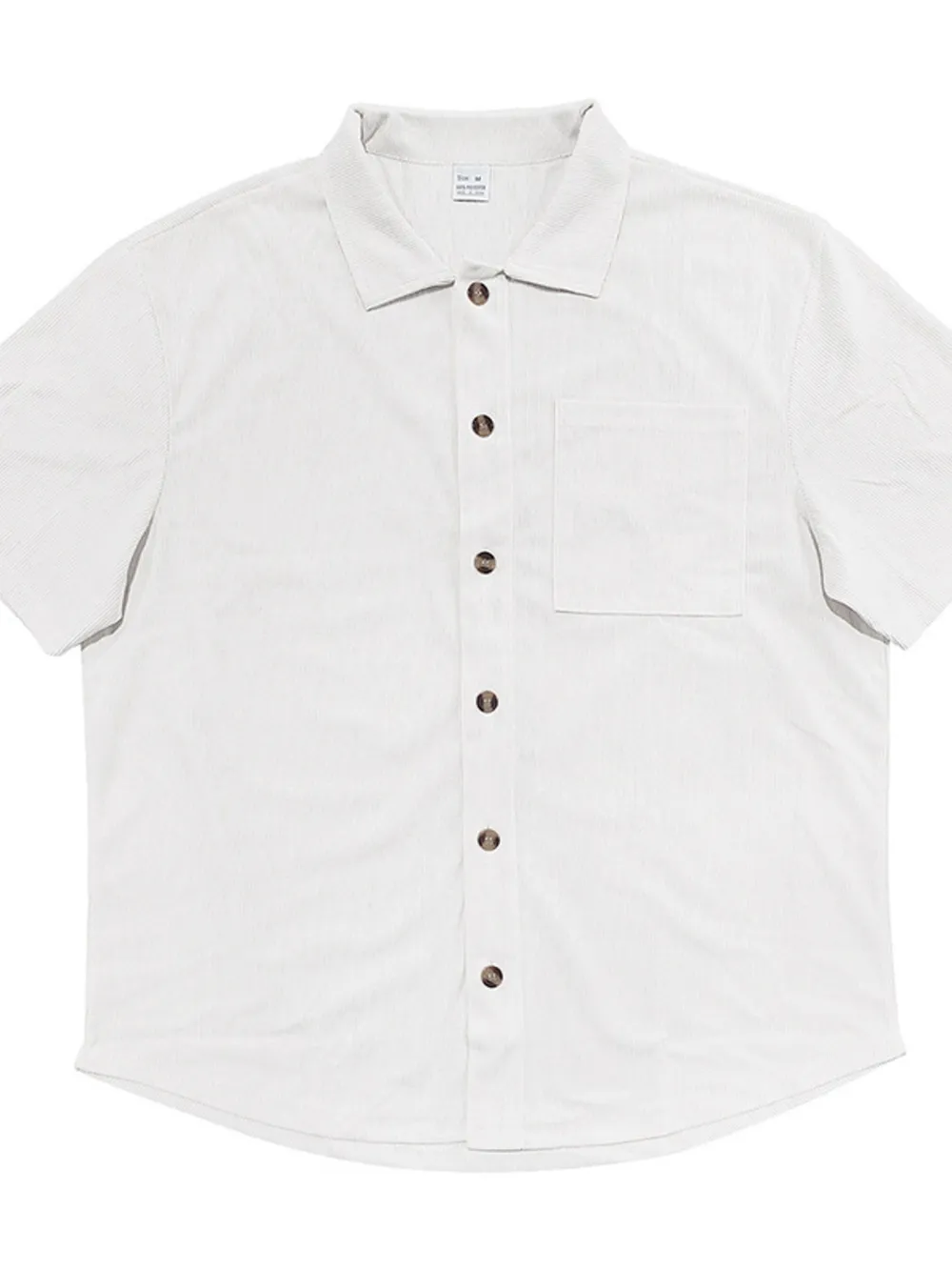 Men's Full Size Button Up Top and Shorts Set Plus Size, image 11