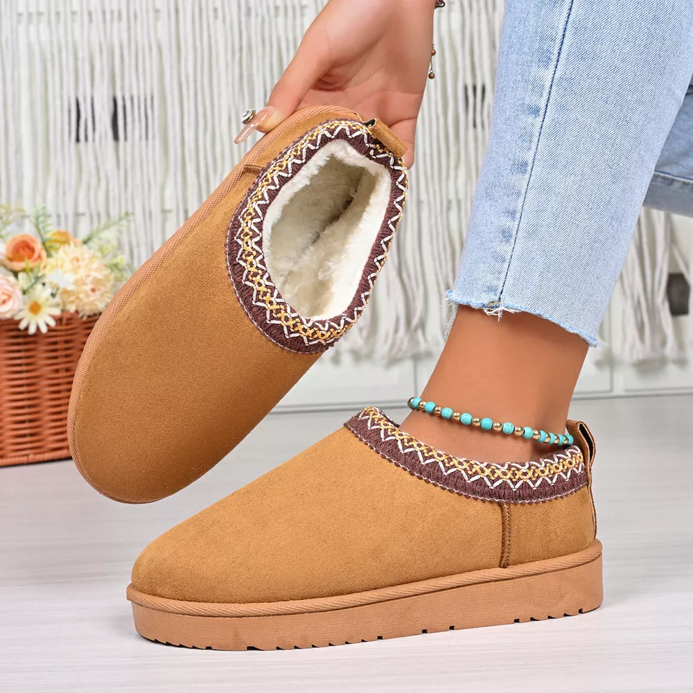 Round Toe Platform Ankle Boots, image 5