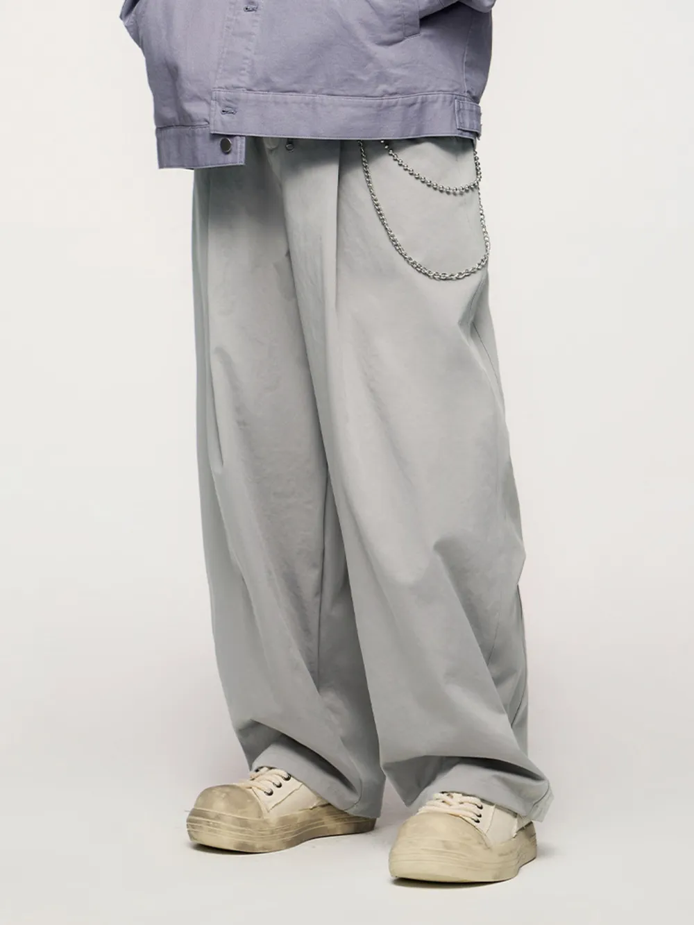 Men's Oversized Wide-Leg Pants, image 5
