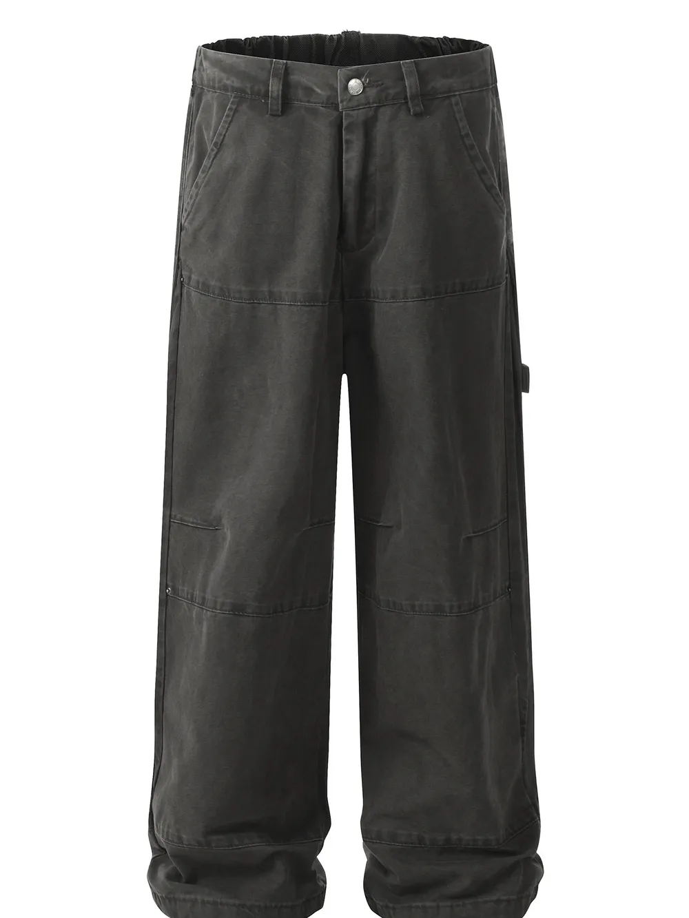 Men's Washed Wide Leg Jeans