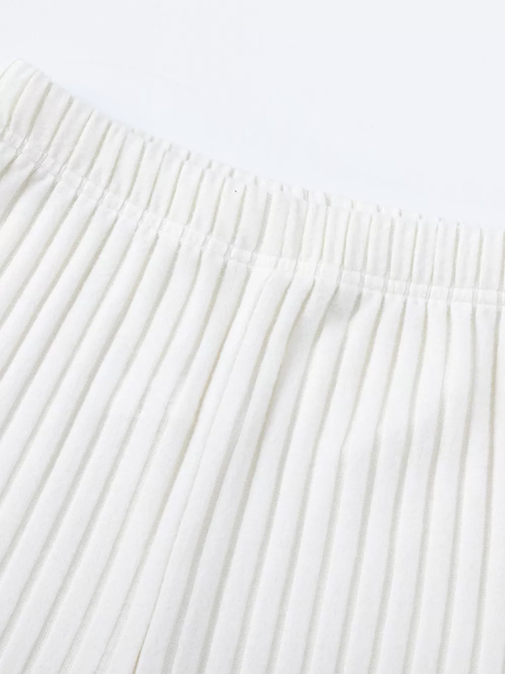 Ribbed Knit Top and Pants Set, image 7