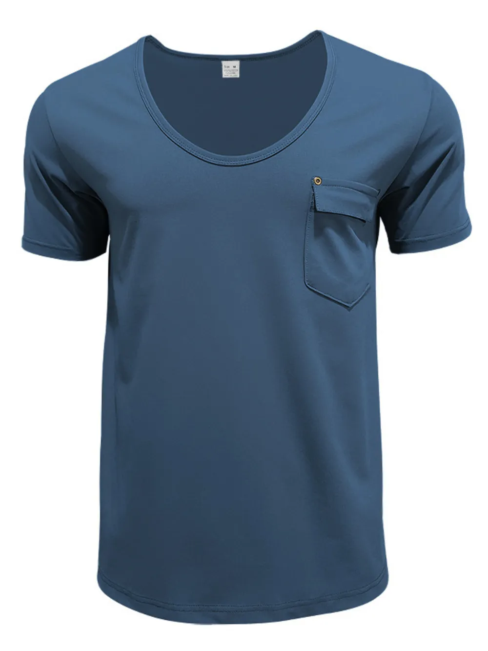 Men's Full Size Round Neck Short Sleeve T-Shirt Plus Size, image 5