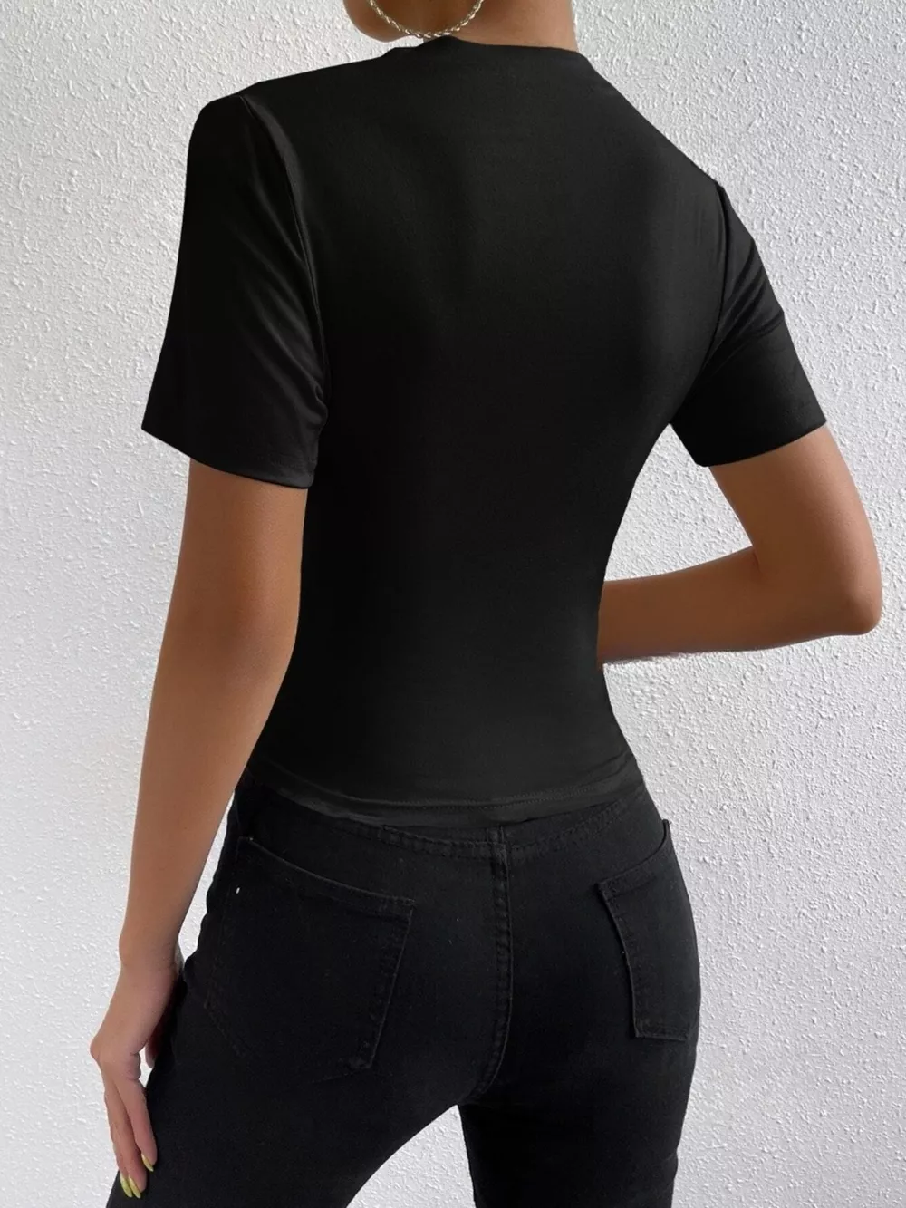 Ruched Short Sleeve T-Shirt, image 10