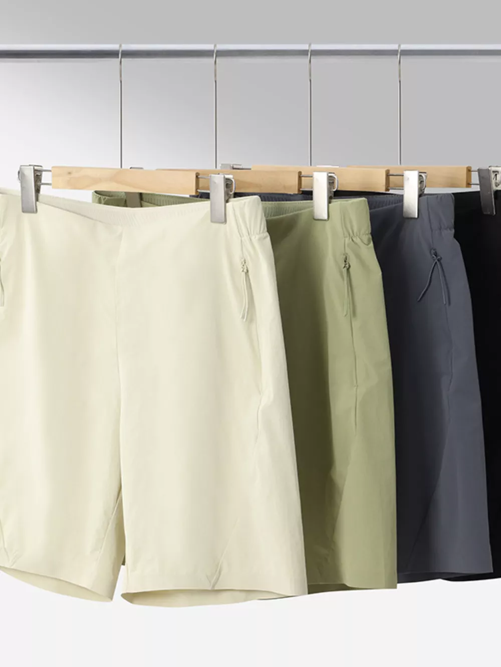 Men's Plus Size Elastic Waistband Lightweight Active Shorts, image 6