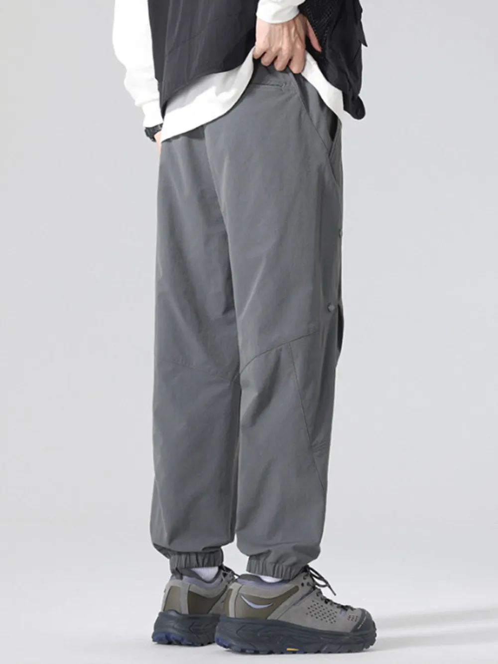 Men's Plus Size Casual Drawstring Joggers, image 9
