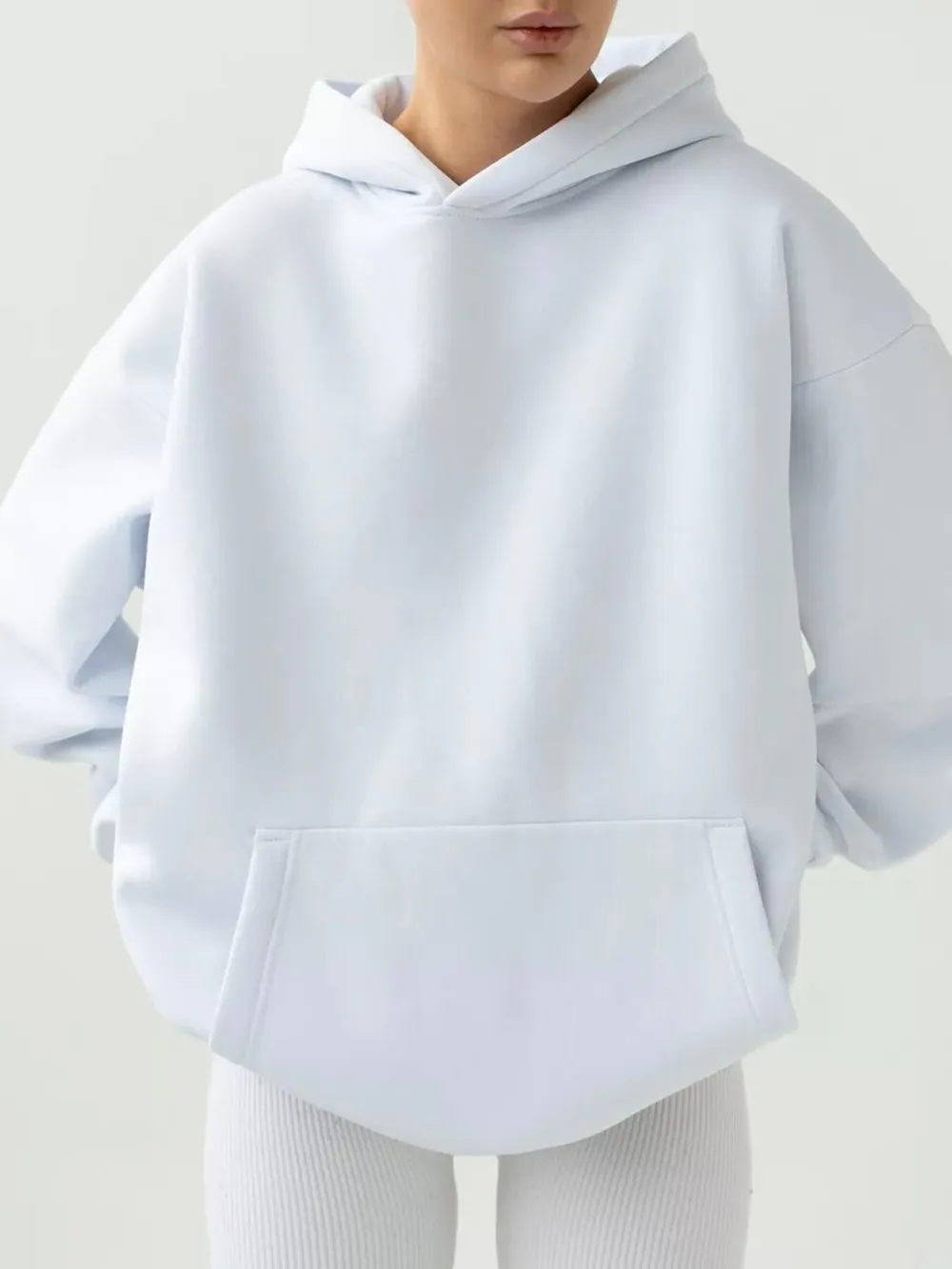 Kangaroo Pocket Long Sleeve Hoodie, image 14