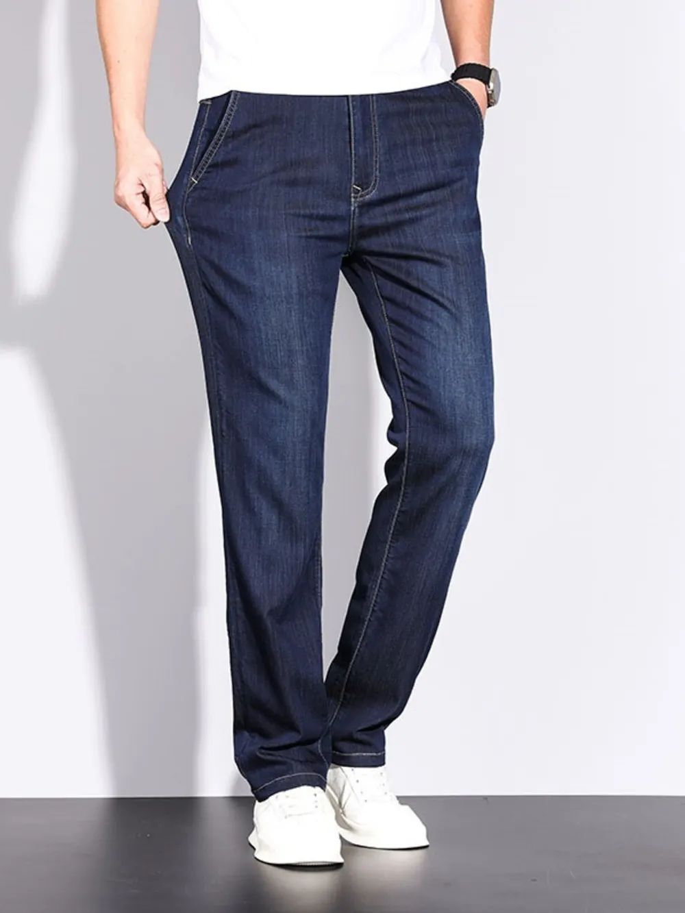 Men's Straight Leg Jeans, image 7