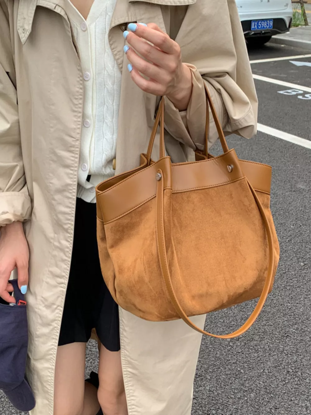 Lightweight Classic Color Tote Bag, image 18