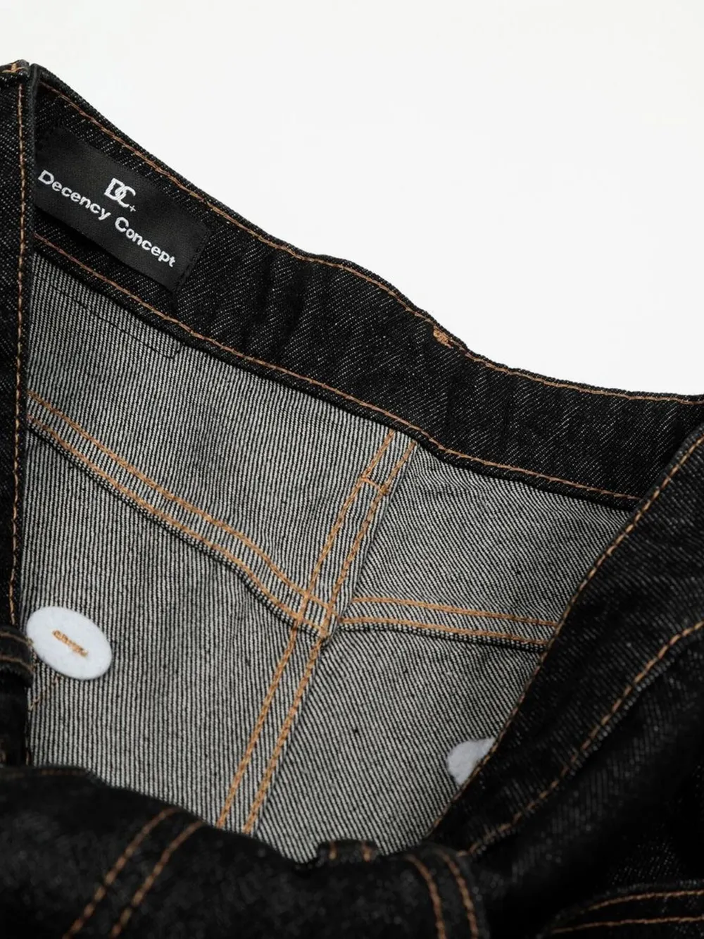 Men's Baggy Denim Shorts with Cuffed Hem, image 12