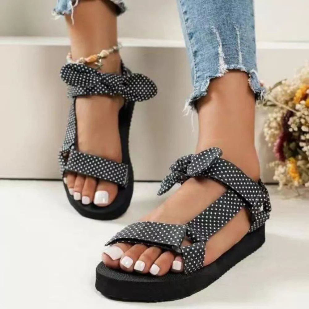 Open Toe Bow Sandals, image 8