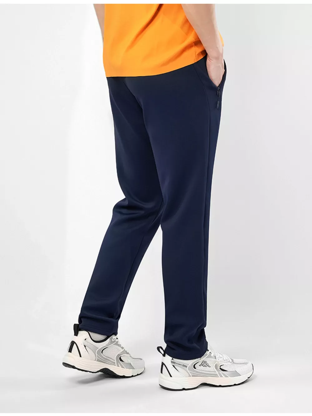 Men's Plus Size Stretch Elastic Waistband Pants with Side per Pockets, image 6