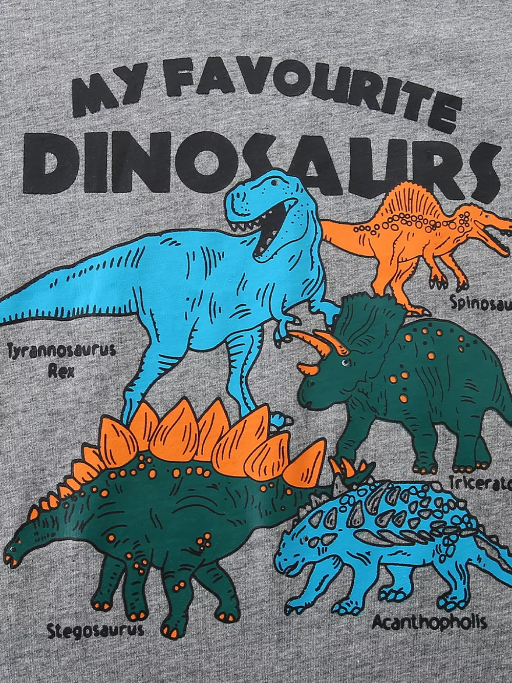 Children's Dinosaurs Graphic Short Sleeve T-Shirt, image 3