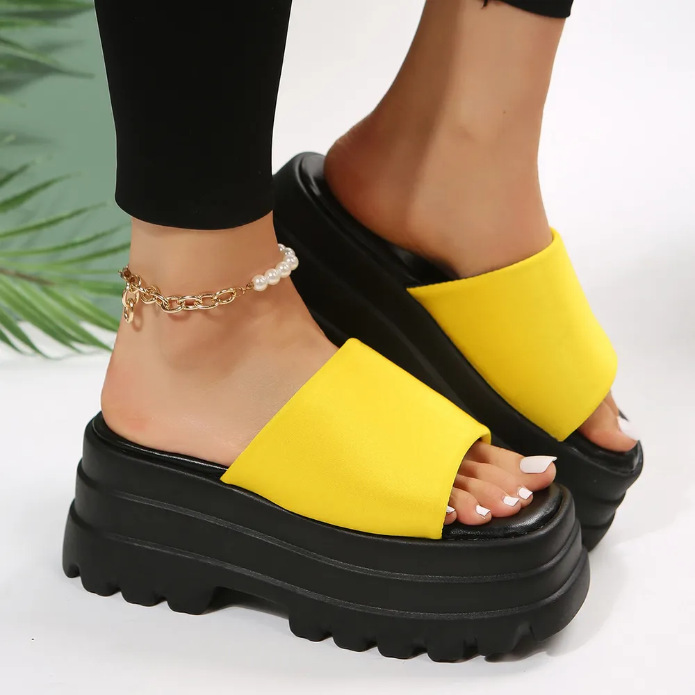 Open Toe Platform Slide Sandals, image 18