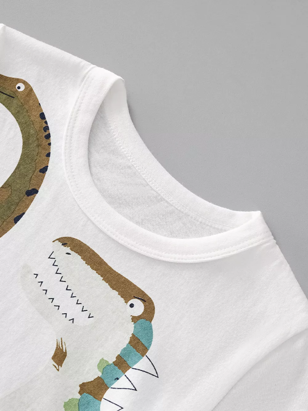 Children's Dinosaur Crew Neck Short Sleeve T-Shirt, image 6