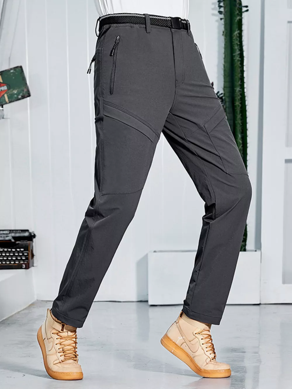 Men's Plus Size Lightweight Quick Dry Pants, image 4