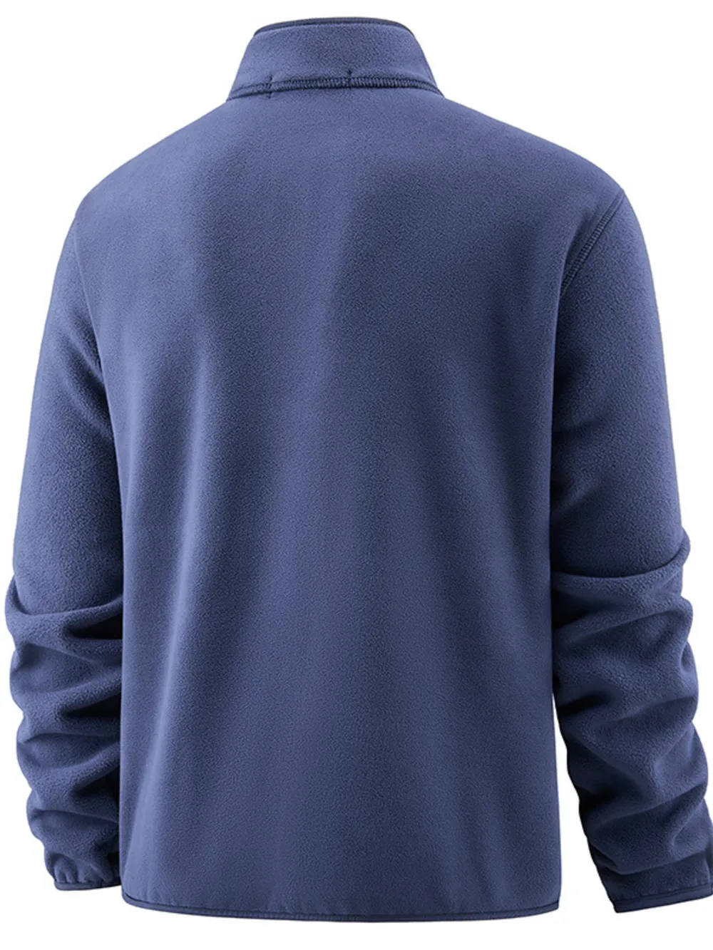 Men's Plus Size Fleece Turtleneck Long Sleeve Sweatshirt, image 4