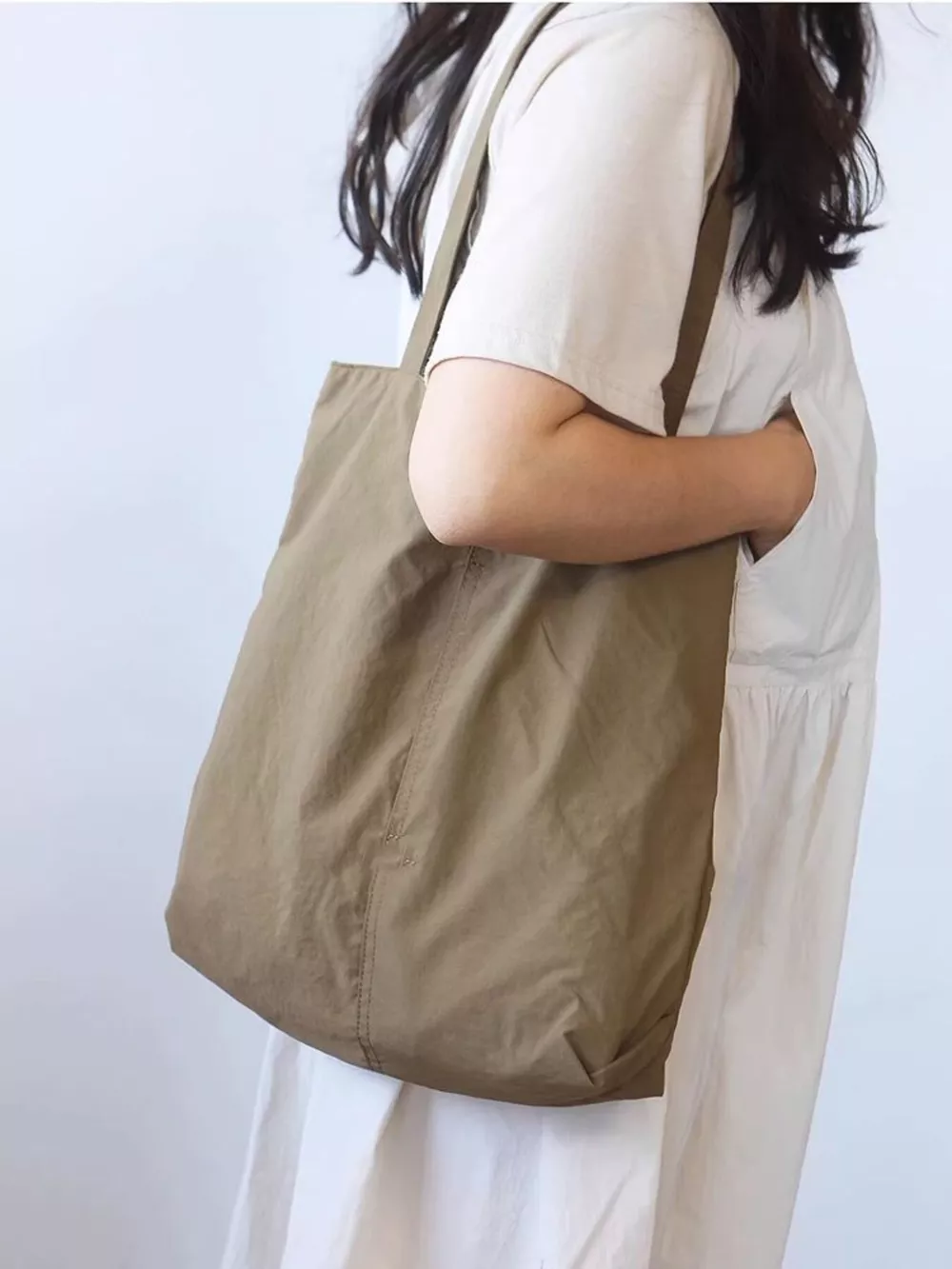 Casual Lightweight Nylon Shoulder Bag, image 7