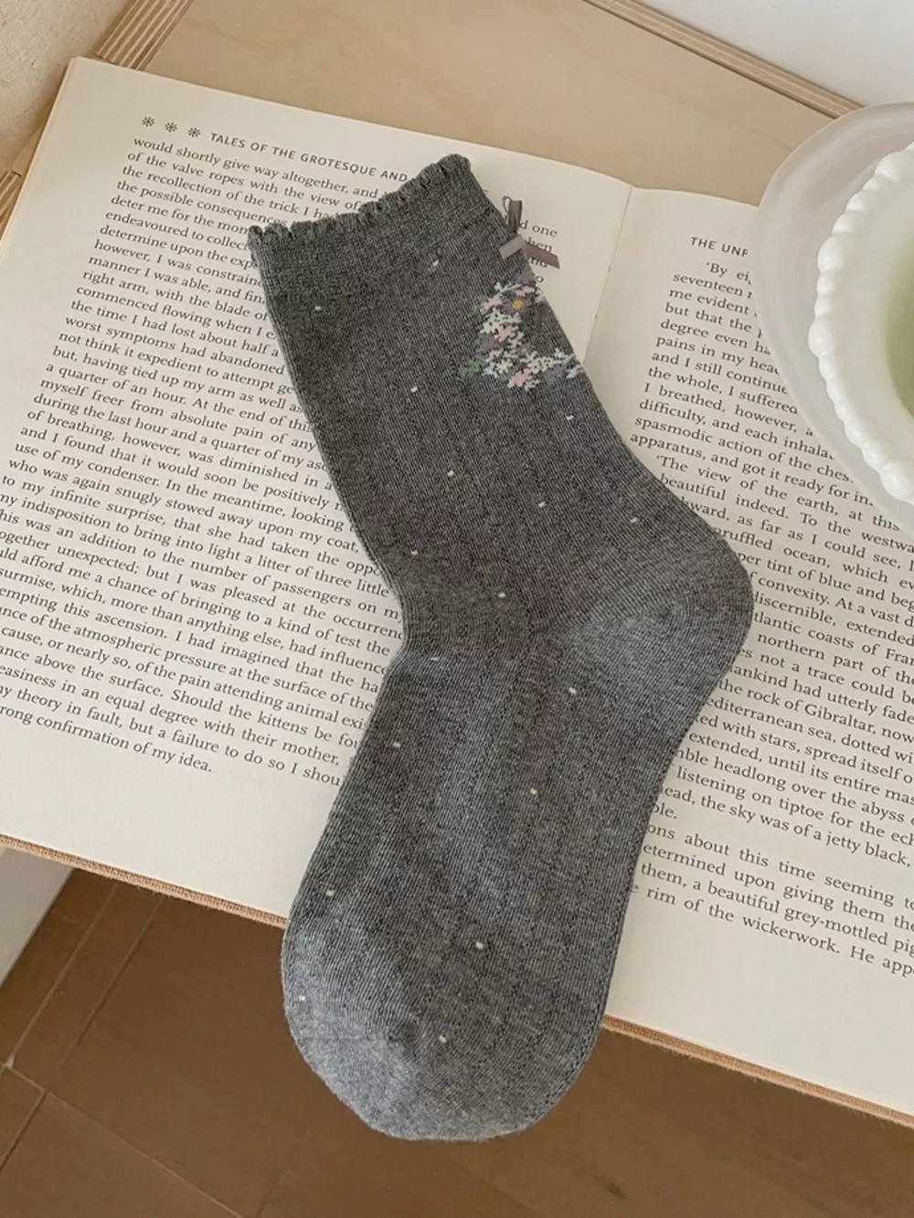 Floral Crew Socks
