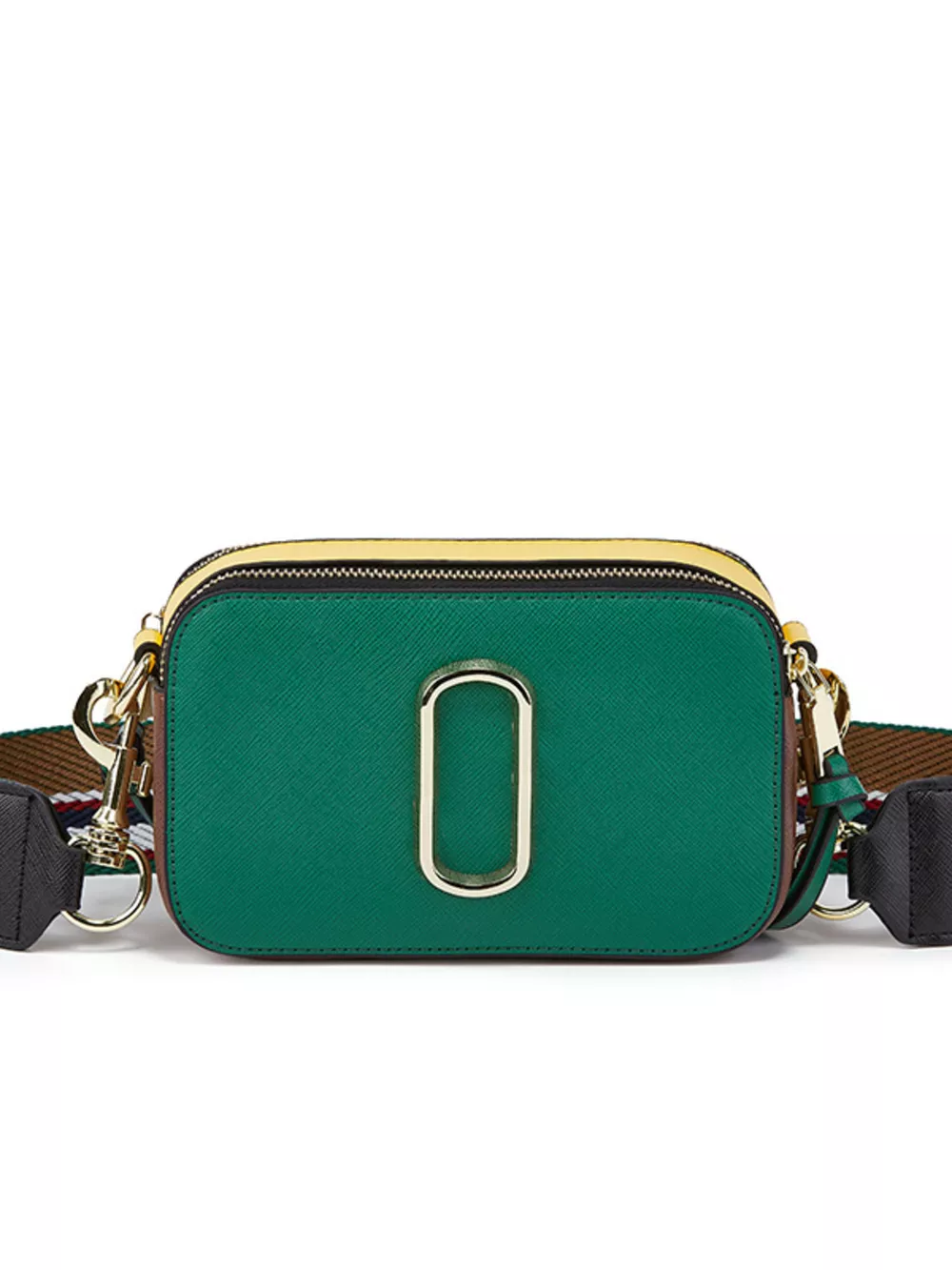 Color-Block Crossbody Bag with Webbing Strap, image 10