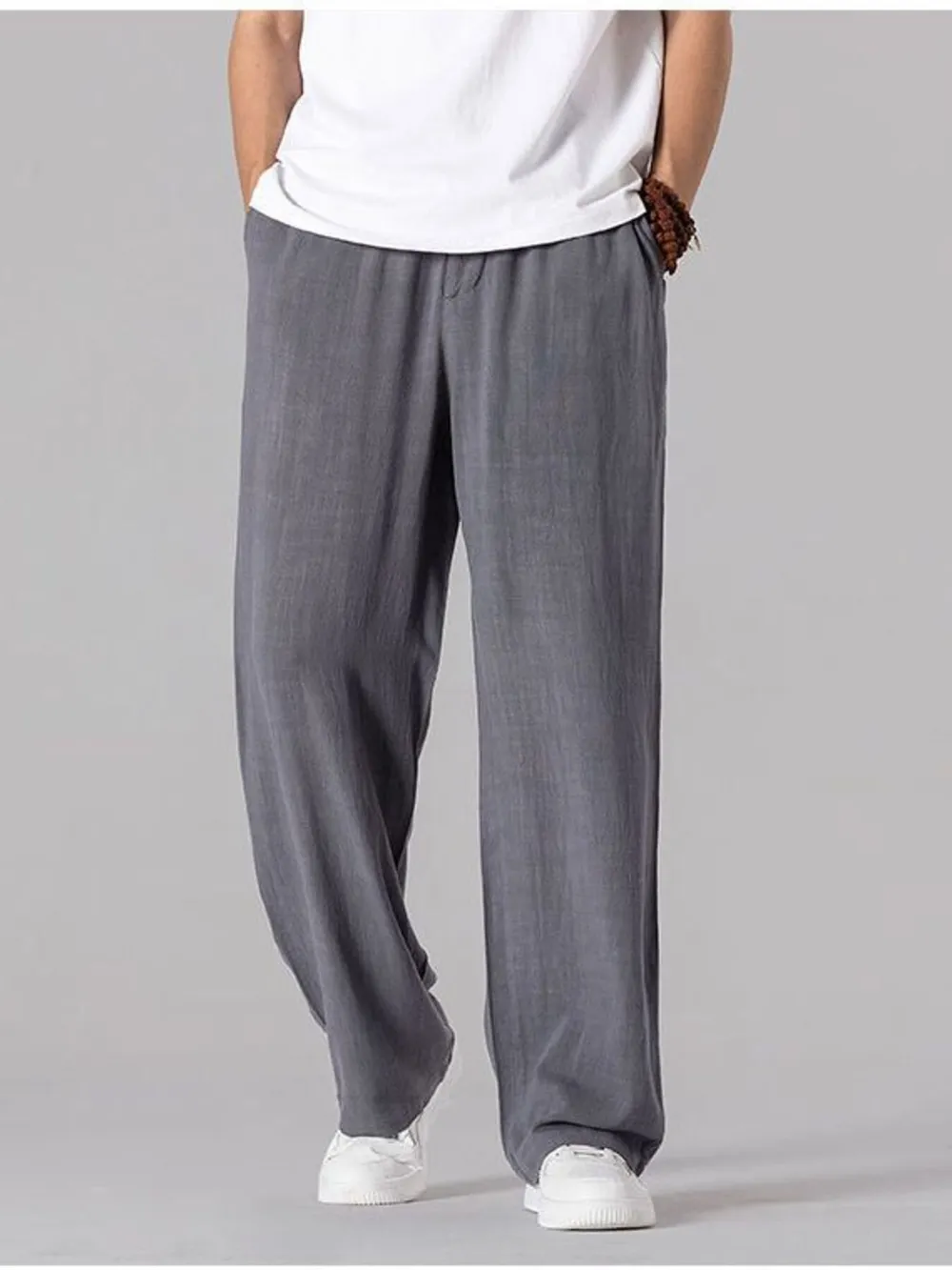 Men's Plus Size Wide Leg Pants, image 9