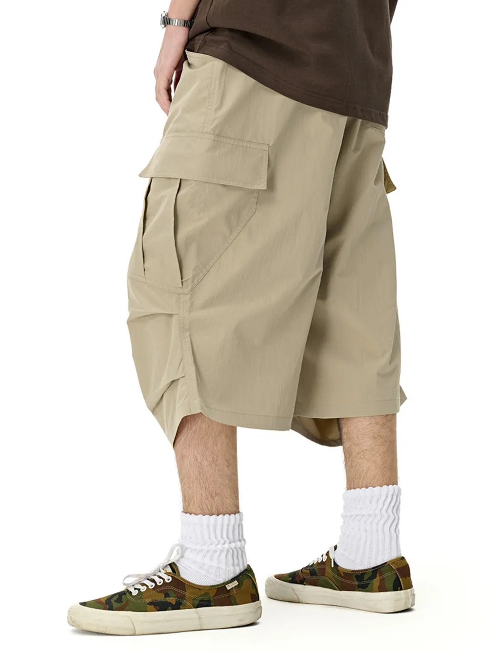 Men's Loose-Fit Cargo Shorts, image 7