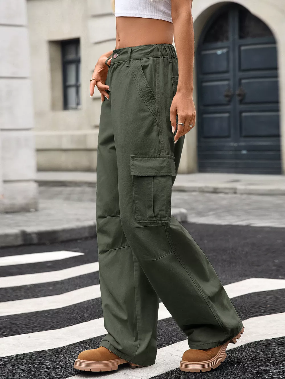 Relaxed Fit Cargo Jeans, image 18